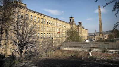 A mill built by Sir Titus Salt stands at Saltaire Village World Heritage Site in Bradford. Getty Images