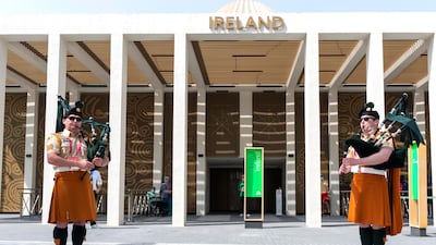 Cultural performers during Ireland's National Day at Expo 2020 Dubai. All photos: Expo 2020 Dubai
