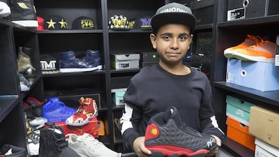 Rashed Saif Al Belhasa is a social media celebrity who goes by the name Money Kicks on YouTube. Antonie Robertson/The National