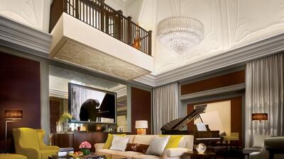 A penthouse at Corinthia Hotel London. Courtesy Corinthia Hotel London