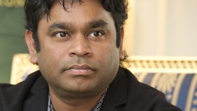 Indian music composer AR Rahman poses on March 31, 2012 in London during the promotion of his film "Kochadaiyaan." AFP PHOTO / MIGUEL MEDINA