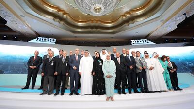 Ministers and experts gathered at the event. Chris Whiteoak / The National