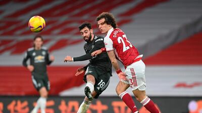 David Luiz, 7 -- Struggled with Fernandes at times but on the whole, showed the grit and determination that only a veteran defender can provide. AFP