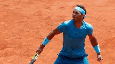 Rafael Nadal came from behind to beat Diego Schwartzman to reach the French Open semi-finals. Guillaume Horcajuelo / EPA