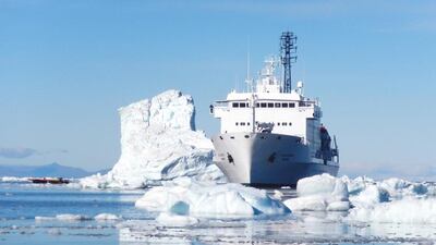One Ocean Expeditions offers two annual Northwest Passage sailings on its Russian research vessel, Akademik Ioffe. David McEown