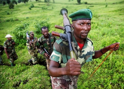M23 rebel fighters have captured the key city of Uvira the eastern DRC (file photo). Reuters