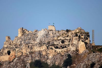 Beaufort Castle in southern Lebanon, one of five Mount Amel fortresses added to the list, remains occupied by Israeli forces after they seized it in May. AFP