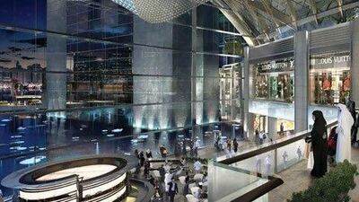 The Galleria at Sowwah Square will feature a number of the world's top designers. Courtesy Mubadala