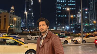 Fazal at the Taj Dubai hotel. Twitter / Ali Fazal