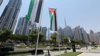 Dubai's economic growth highlights the success of the emirate’s 'diversified and agile economic model'. Chris Whiteoak / The National