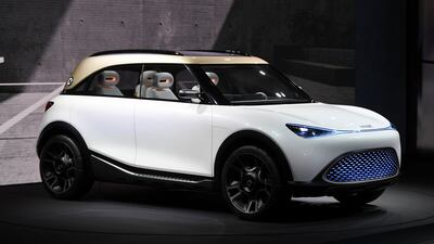 A Smart Concept #1 electric car. Reuters