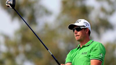 Henrik Stenson had seven birdies on Day 2 of the DP Tour World Championship. Yoshua Arias / EPA