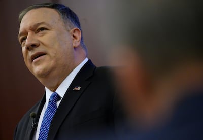 US Secretary of State Mike Pompeo welcomed the move. AP