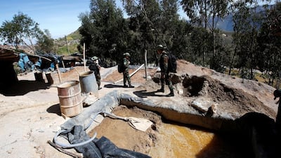 Illegal gold miners often use poisonous mercury to extract gold, which then leaches into the Amazon, damaging the habitat. Mariana Bazo / Reuters