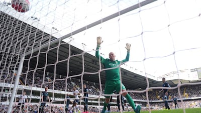 Willy Caballero was left punching at thin air when Toby Alderweireld headed Tottenham into the lead. It highlighted his fallibility against the crossed ball. Tony O'Brien / Reuters