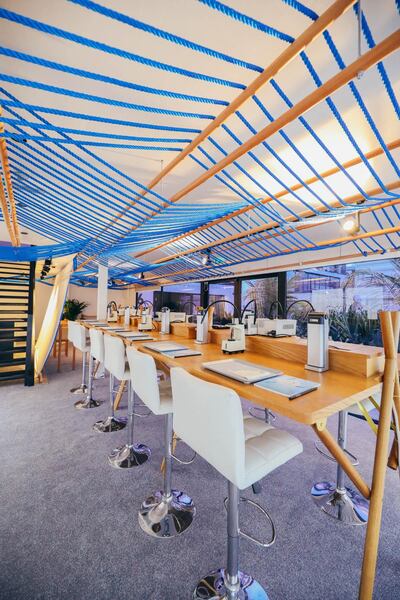 Inside the classroom at D3. Courtesy Van Cleef and Arpels