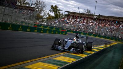 Lewis Hamilton took the pole in Melbourne for the fourth time in his career. The defending champion had said his approach in qualifying needed work. Diego Azubel / EPA