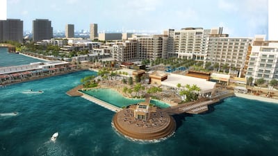 4. The Hilton Abu Dhabi Yas Island Resort is expected to welcome guests in March. Courtesy Miral