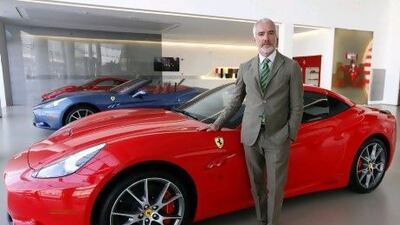 Pietro Innocenti, the general manager of Ferrari for the Middle East and Africa, says the car maker's following in the region has been growing steadily. Satish Kumar / The National