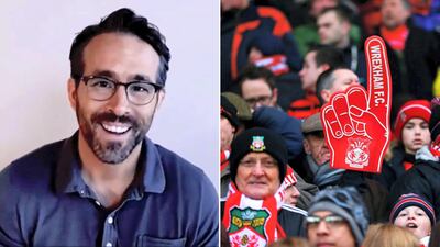 Hollywood stars Ryan Reynolds and Rob McElhenney have bought non-league Wrexham football club. Getty Images