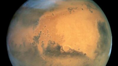 The UAE's mission to mars is also intended to inspire the generation of Emiratis just starting secondary school. Photo: AP / NASA Hubble Space Telescope