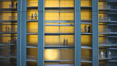 3dr Models made 84 of the models displayed at this year’s Cityscape. Lee Hoagland / The National