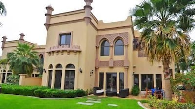 A four-bedroom villa on The Palm, Jumeirah. Courtesy of Better Homes