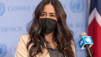 Lana Nusseibeh, the UAE's permanent representative to the UN. Sipa Press
