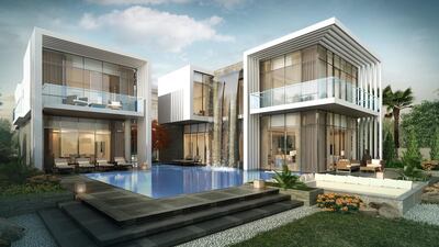 A rendering of the Trump PRVT Mansion for Akoya by Damac. Courtesy Damac