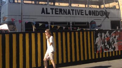 London's Silicon Roundabout borders arty Shoreditch. Jose Berengueres for The National