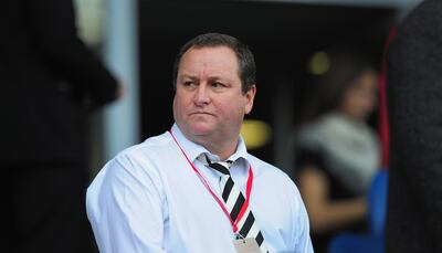 Mike Ashley tried to sell Newcastle United to a Saudi-backed consortium but the deal collapsed in 2020. Getty Images