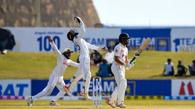 Sri Lanka spinners enjoyed another great day against Pakistan's batsmen. AFP