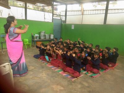 Educators trained by Subramaniam Academy of Performing Arts teach music to kids, which is helmed by siblings Ambi and Bindu Subramaniam