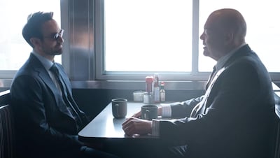 Daredevil: Born Again stars Charlie Cox and Vincent D'Onofrio will be joining this year's celebrity guest line-up. Photo: Marvel