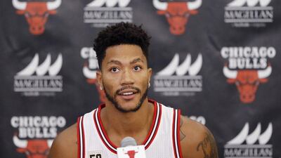 Derrick Rose. Charles Rex Arbogast / AP Photo