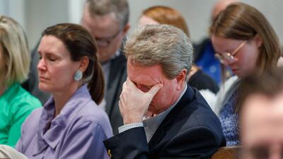 John Marvin Murdaugh, brother of Alex, listens to evidence during the double-murder trial. AP