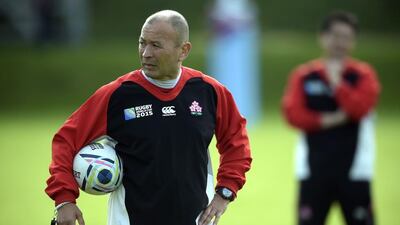 England's new rugby coach Eddie Jones wants to put his own team in place and sent former England assistant coaches Graham Rowntree, Andy Farrell and Mike Catt packing on Monday. AFP PHOTO / LIONEL BONAVENTURE