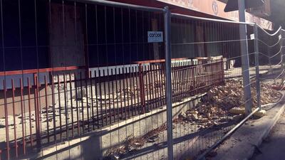 Many buildings in L’Aquila were already damaged from a series of recent earthquakes to rattle central Italy. Alberto Orsini / EPA