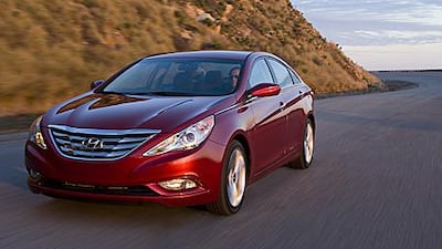 Looking ahead: the new Sonata is longer, wider and lower than its predecessor.