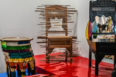 Artisanale's work on display at Downtown Design. Photo: Dubai Design Week