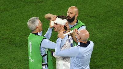 Showed some silky touches but was uncharacteristically wasteful with several free-kicks. Picked up a cut to his head when he was bundled into the advertising hoardings. Not a vintage night. Getty Images