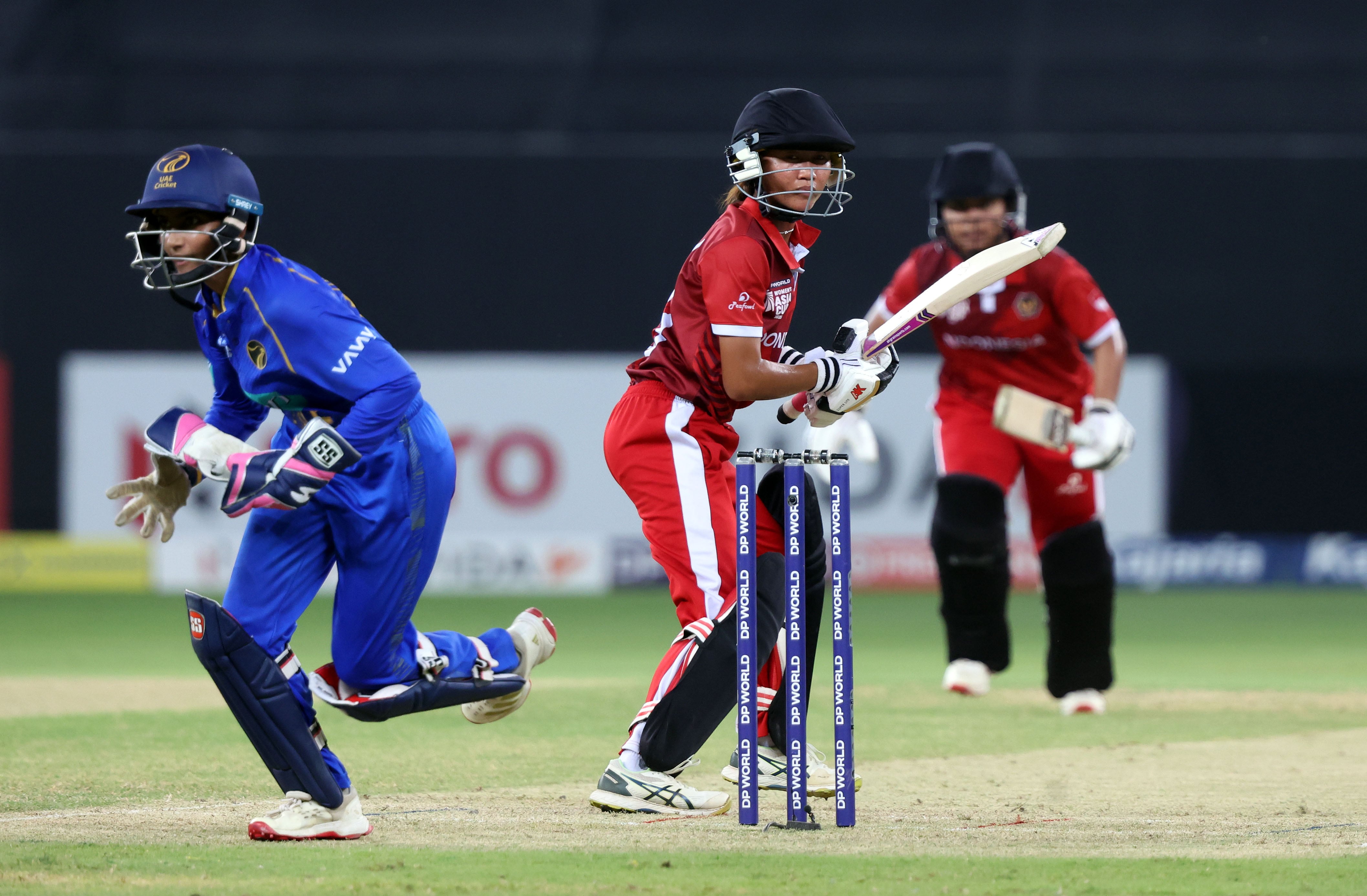 Indonesia's Desi Wulandari attempts a run