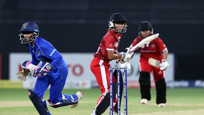 Indonesia's Desi Wulandari attempts a run