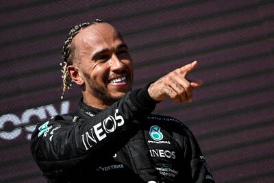 Lewis Hamilton is aiming to avoid the first winless season of his F1 career. AFP