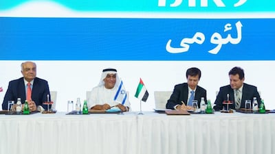 ADIB signed a preliminary agreement with Israel's Bank Leumi, Israel’s second largest lender, to explore areas for future cooperation. Courtesy: ADIB