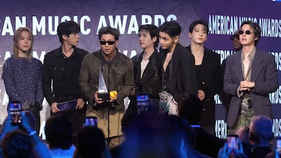BTS will not submit their music for next year's Grammy Awards. AFP