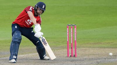 England's Dawid Malan finished the match unbeaten on 54. AFP