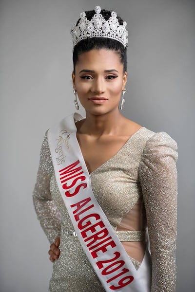 Khadija Ben Hamou is Miss Algeria 2019. Miss Algeria / Facebook