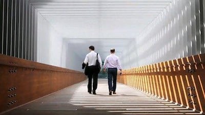 The proven recommendation to get good management 'pumping' throughout an organisation is high-quality, on-the-job coaching. Jaime Puebla / The National