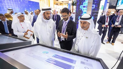 A preview of the app is shown at the Arab Health conference in Dubai